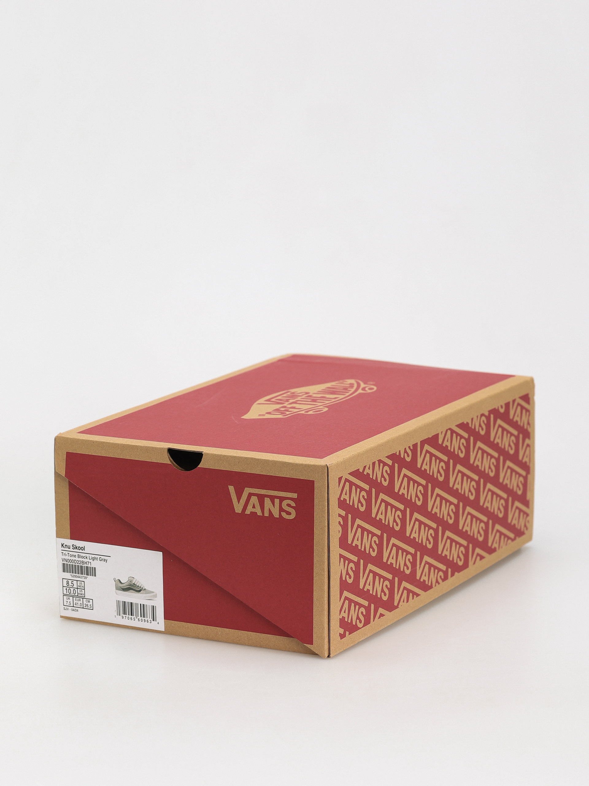 Pantofi Vans Knu Skool (tri-tone block light gray)