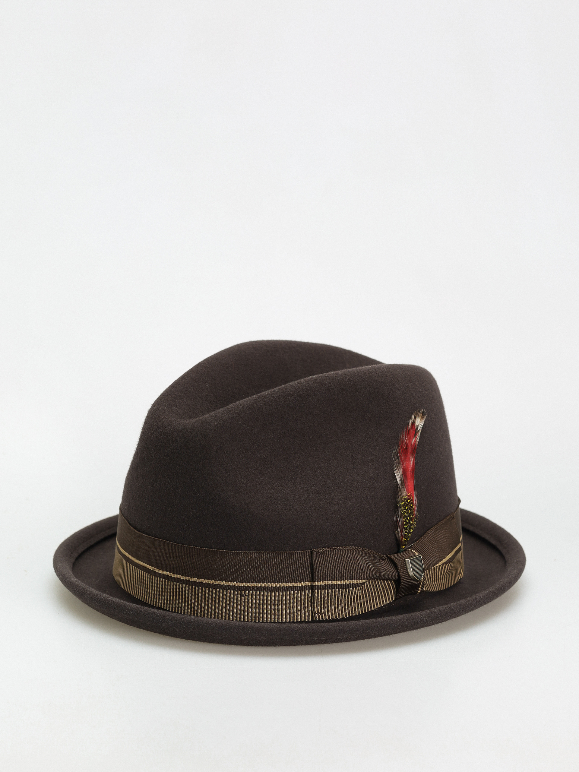 Pălărie Brixton 20Th Anniversary Gain Fedora (chocolate/gold)