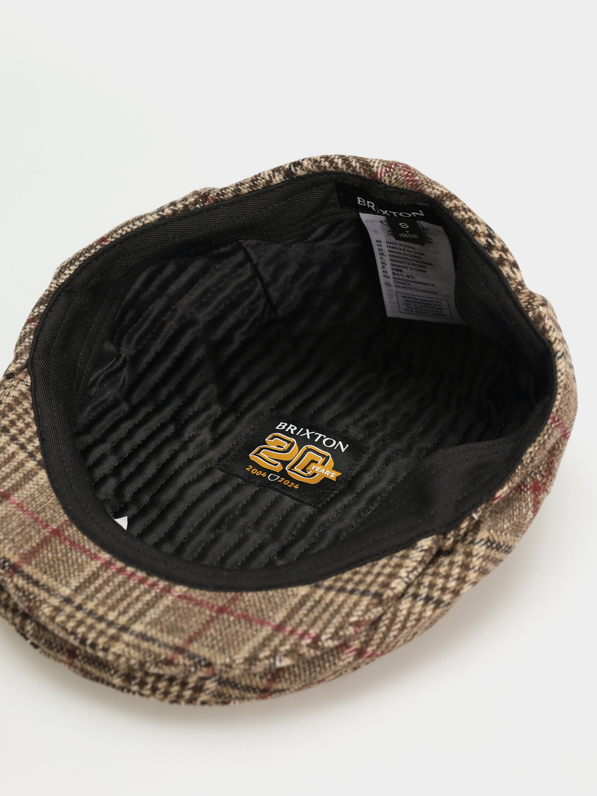 Șapcă Brixton 20Th Anniversary Hooligan Snap (brown plaid)