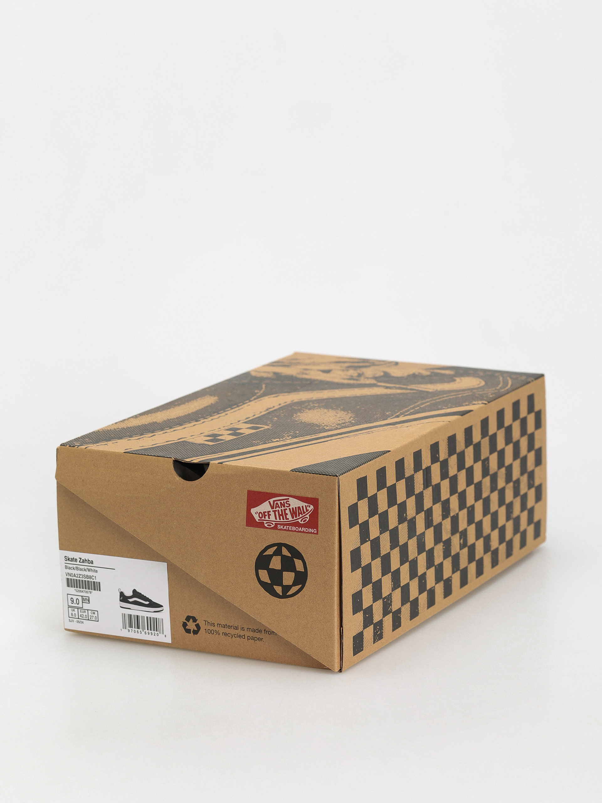 Pantofi Vans Skate Zahba (black/black/white)