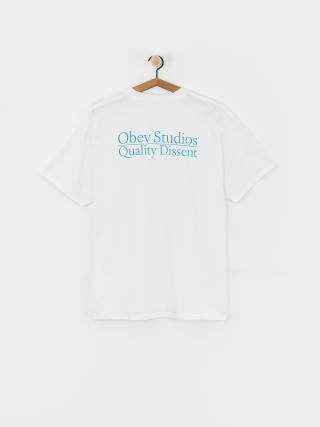 Tricou OBEY Studios Quality Dissent (white)