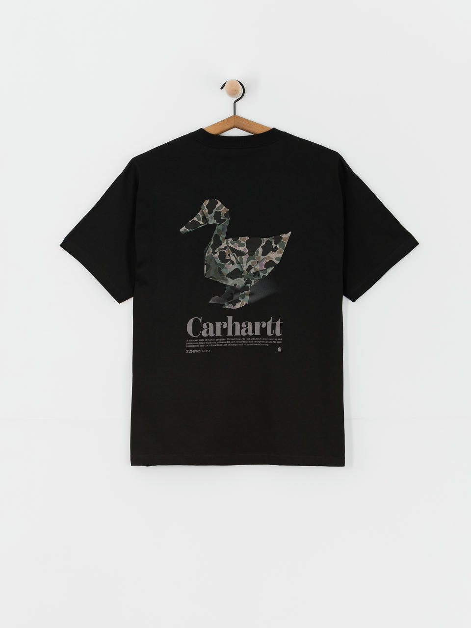 Tricou Carhartt WIP Fold Duck (black)