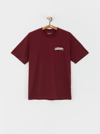 Tricou Carhartt WIP University Script (malbec/white)