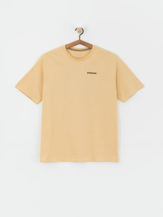 Tricou Patagonia P 6 Logo Responsibili (beeswax tan)