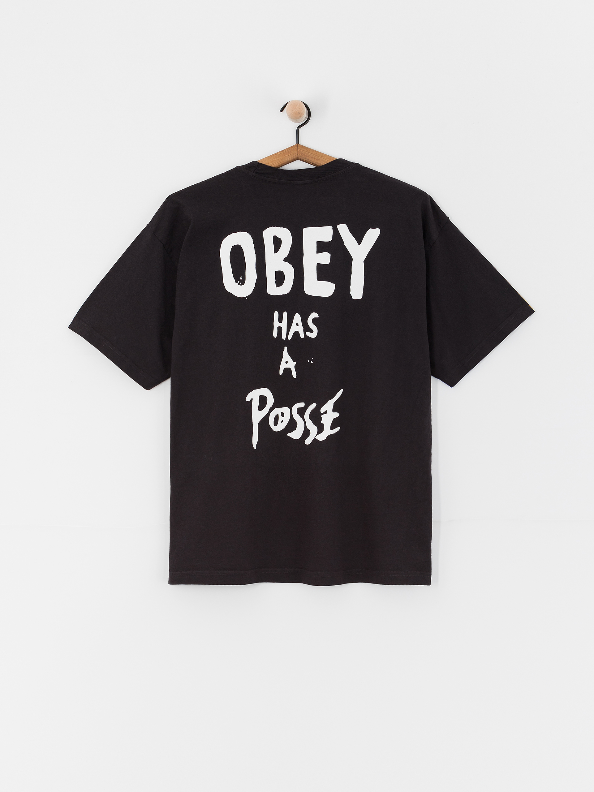 Tricou OBEY Has A Posse (vintage black)