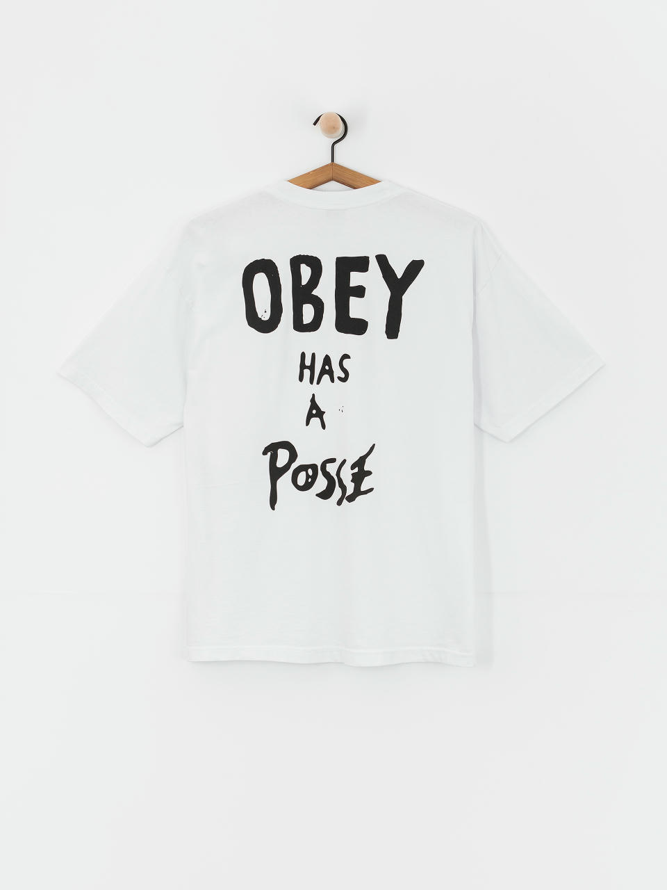 Tricou OBEY Has A Posse (white)