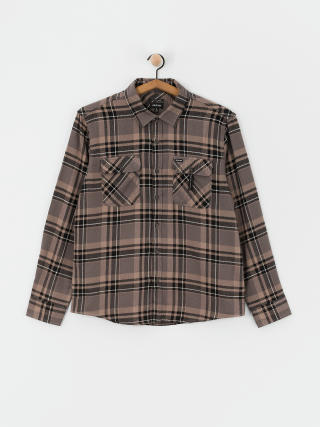 Cămașă Brixton Bowery Flannel Ls (charcoal/black/cinder grey)