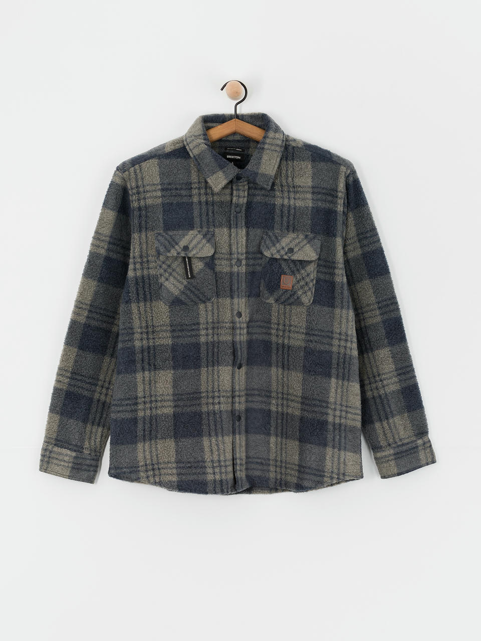 Cămașă Brixton Bowery Arctic Stretch Ls (washed navy/beige plaid)