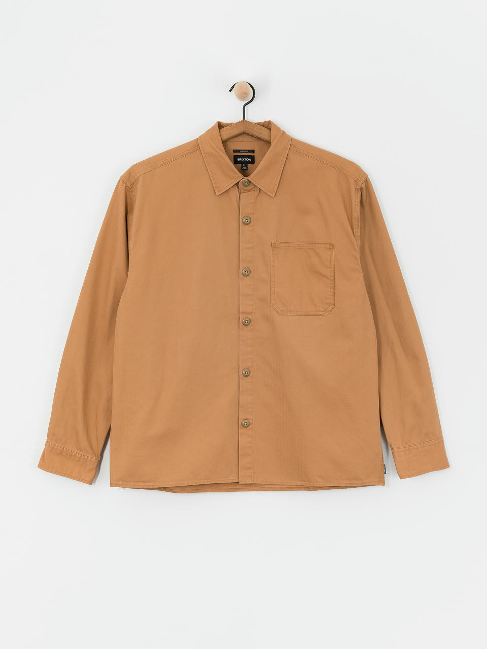 Cămașă Brixton Selden Overshirt (tobacco brown worn wash)