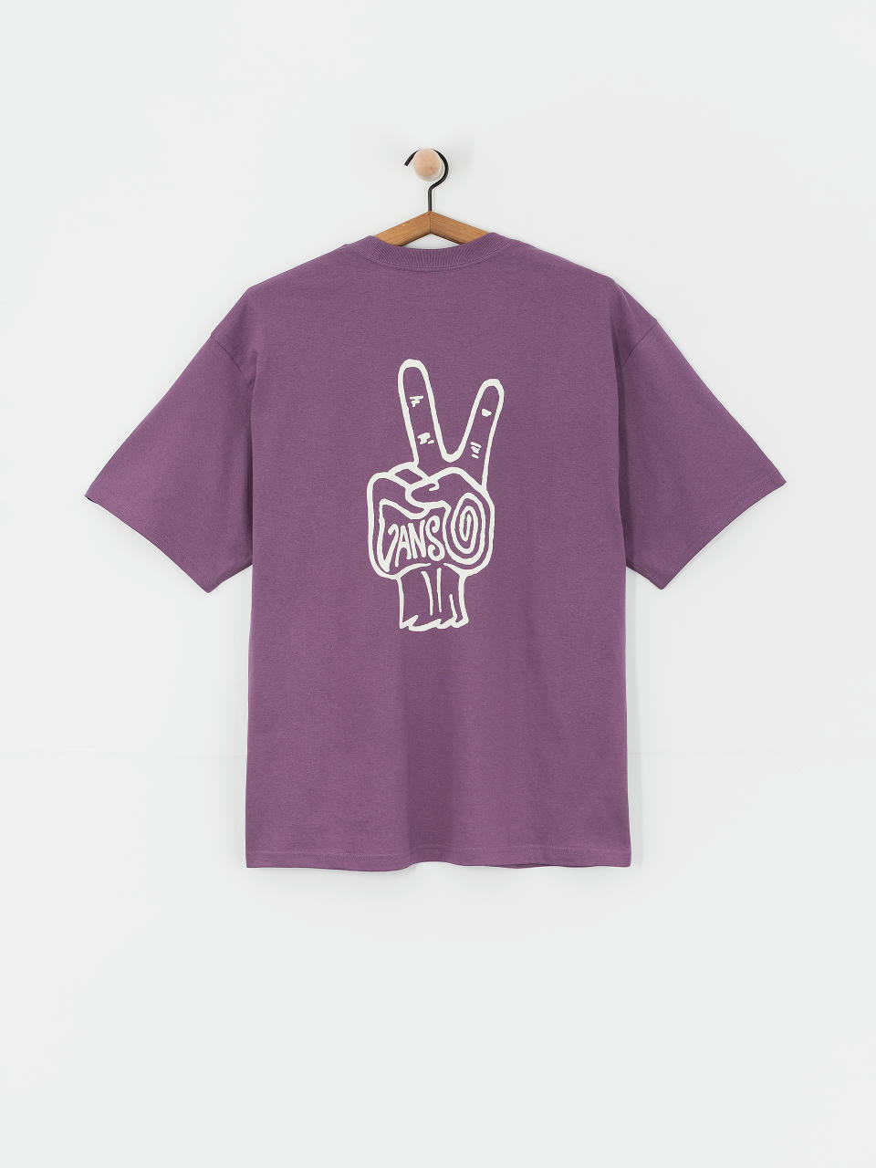 Tricou Vans V Hand Loose (grape jam)