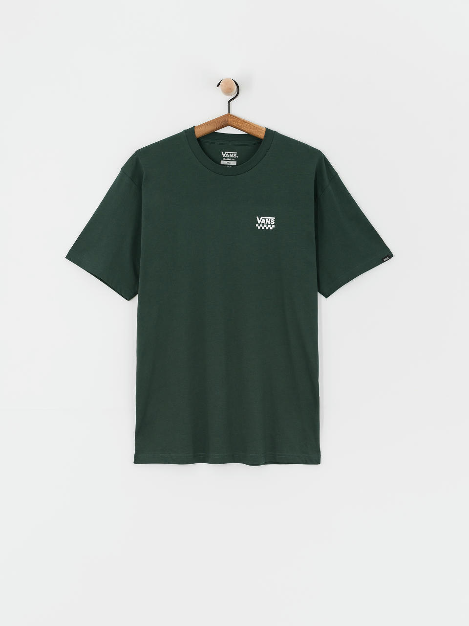 Tricou Vans Left Chest Logo II (green gables)