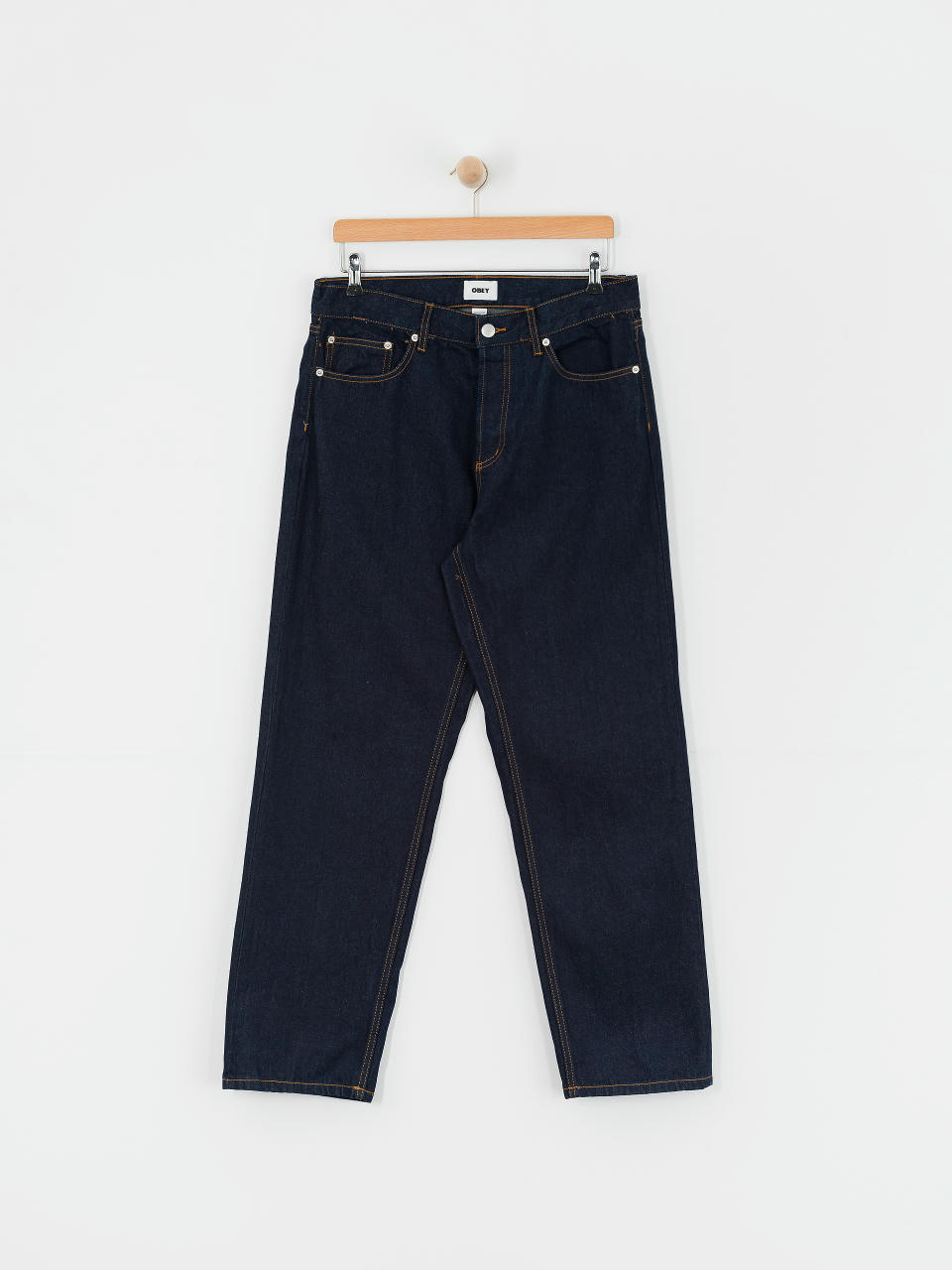 Pantaloni OBEY Hardwork Denim (rinse)