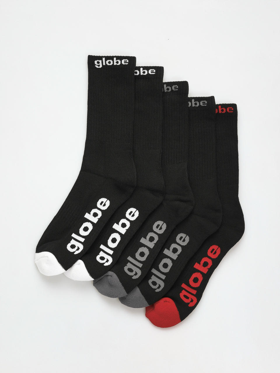 Șosete Globe Og 5 Pack (black/assorted)