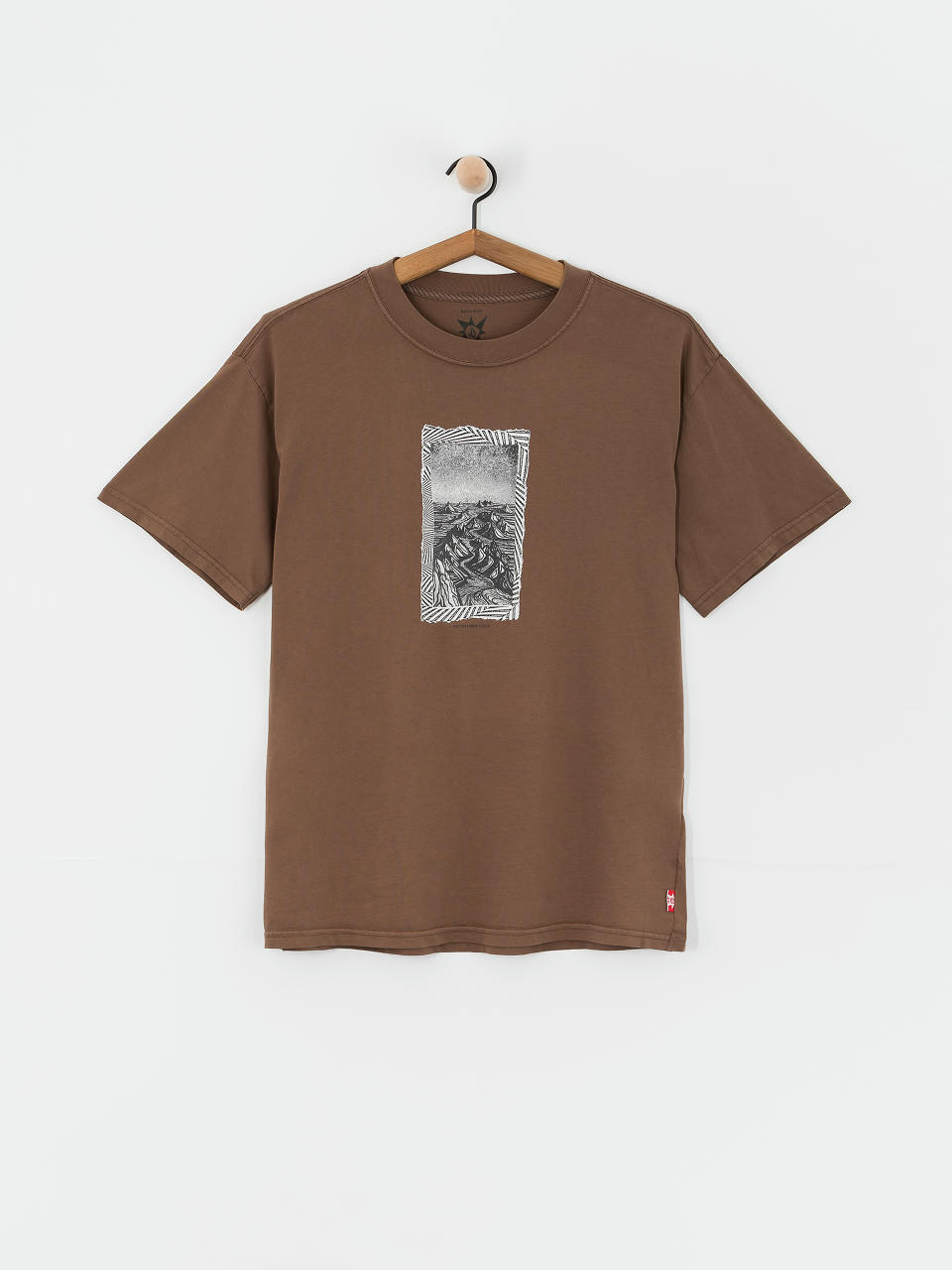 Tricou Volcom Tt B Iguchi Valley (dark earth)