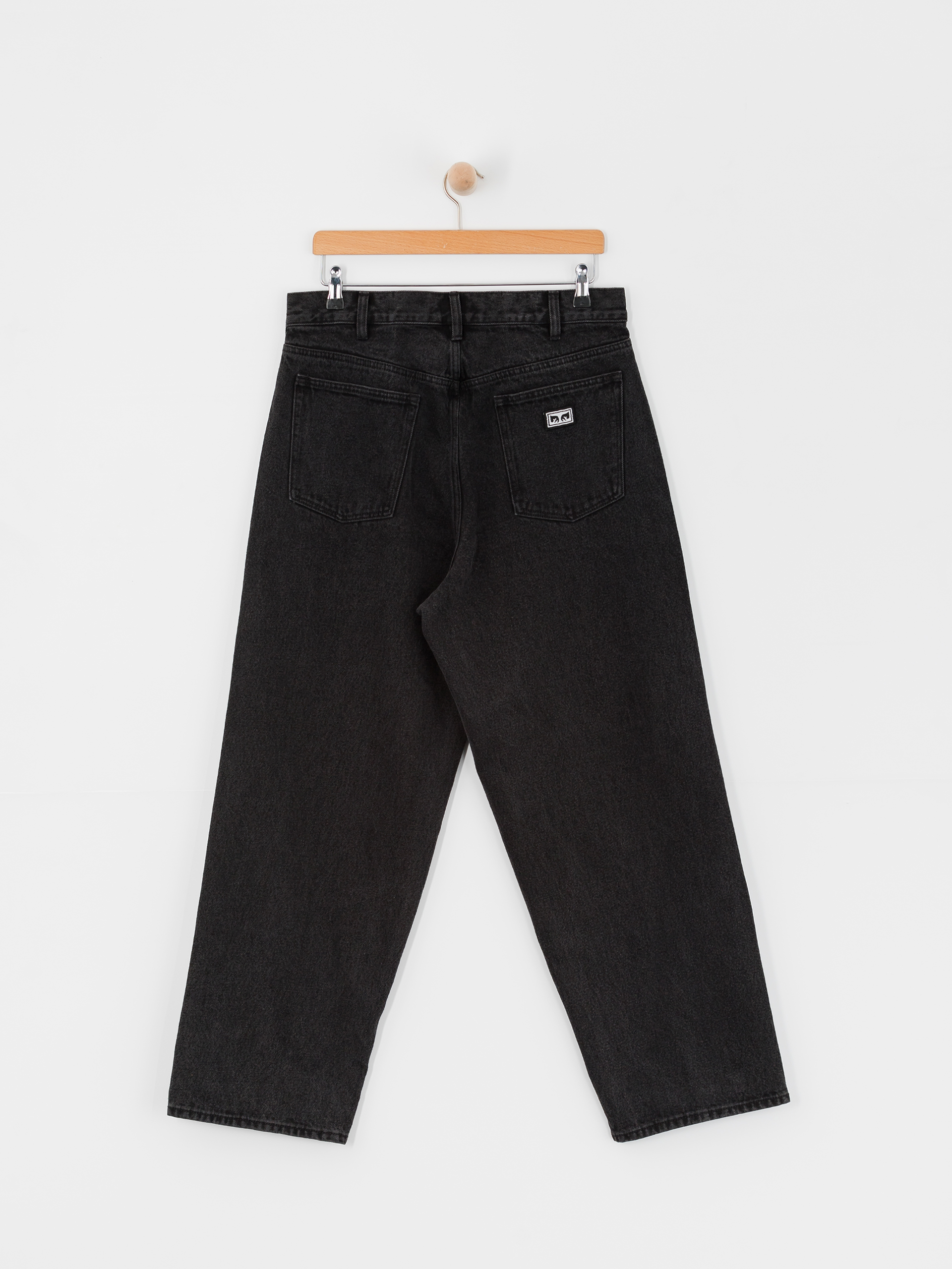 Pantaloni OBEY Bigwig Baggy Denim (faded black)