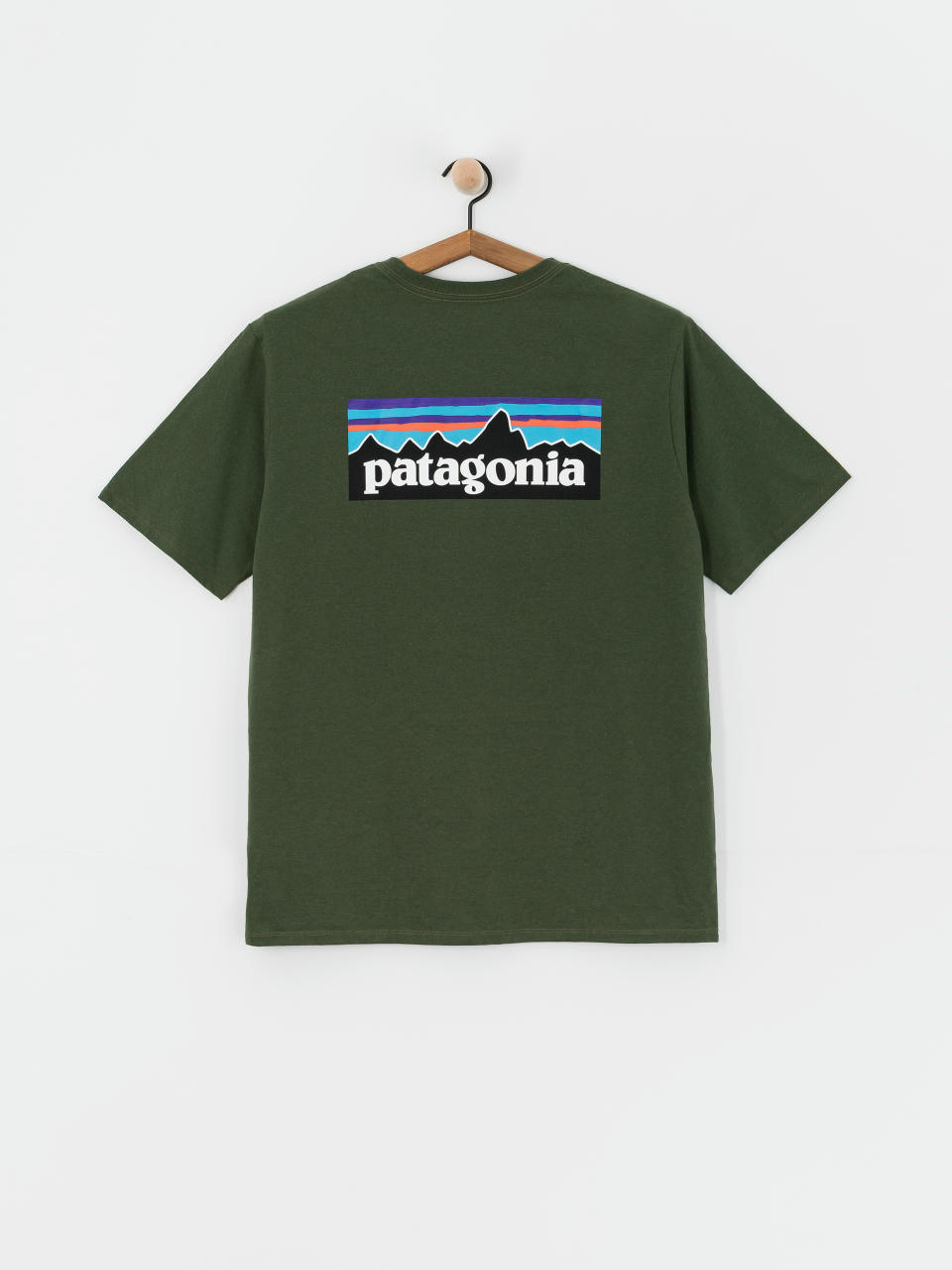 Tricou Patagonia P 6 Logo Responsibili (torrey pine green)