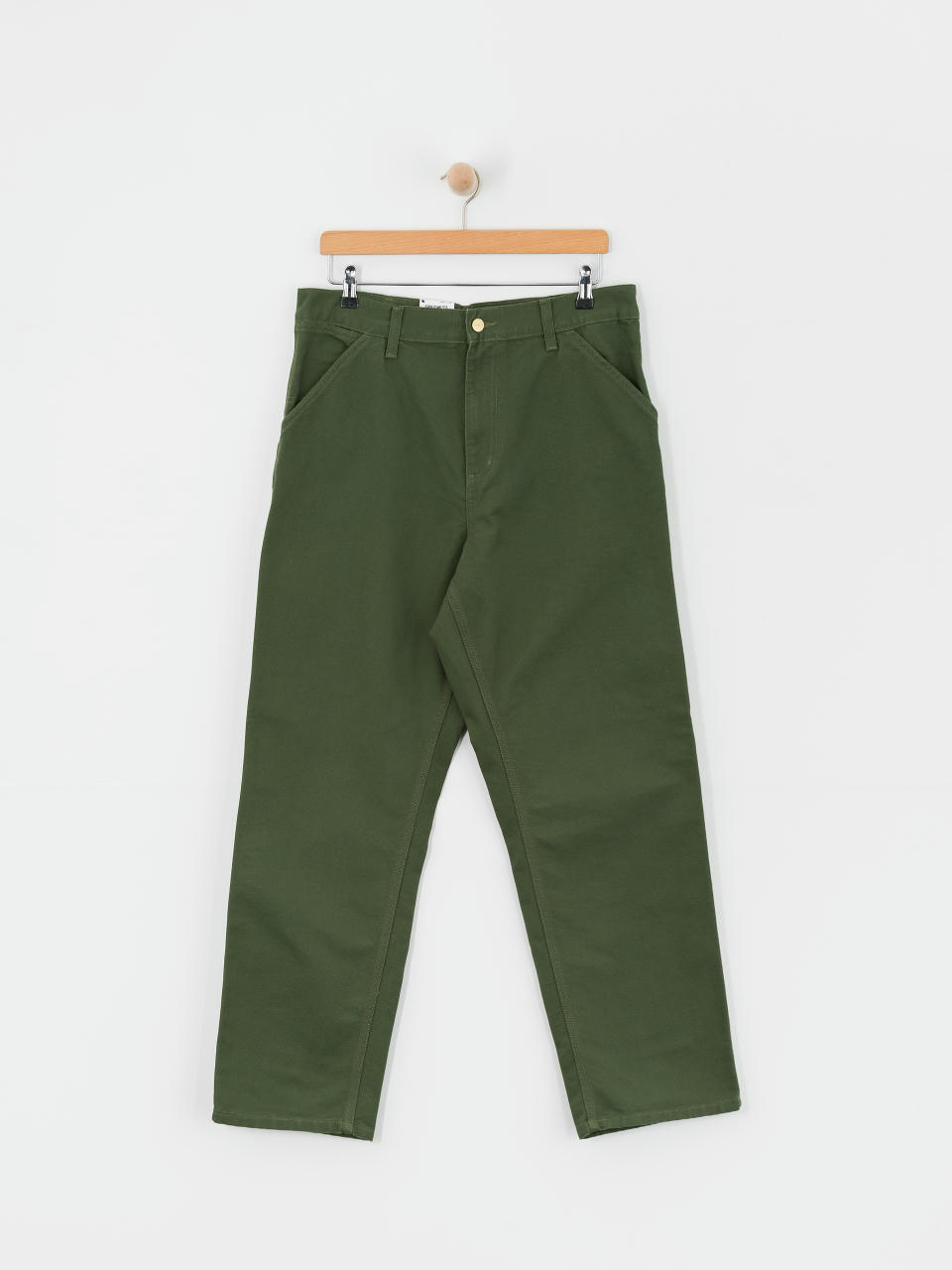 Pantaloni Carhartt WIP Single Knee (tarragon)