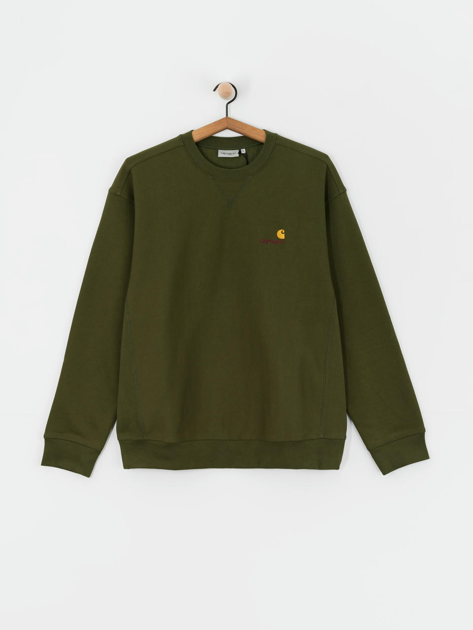 Hanorac Carhartt WIP American Script (tarragon)