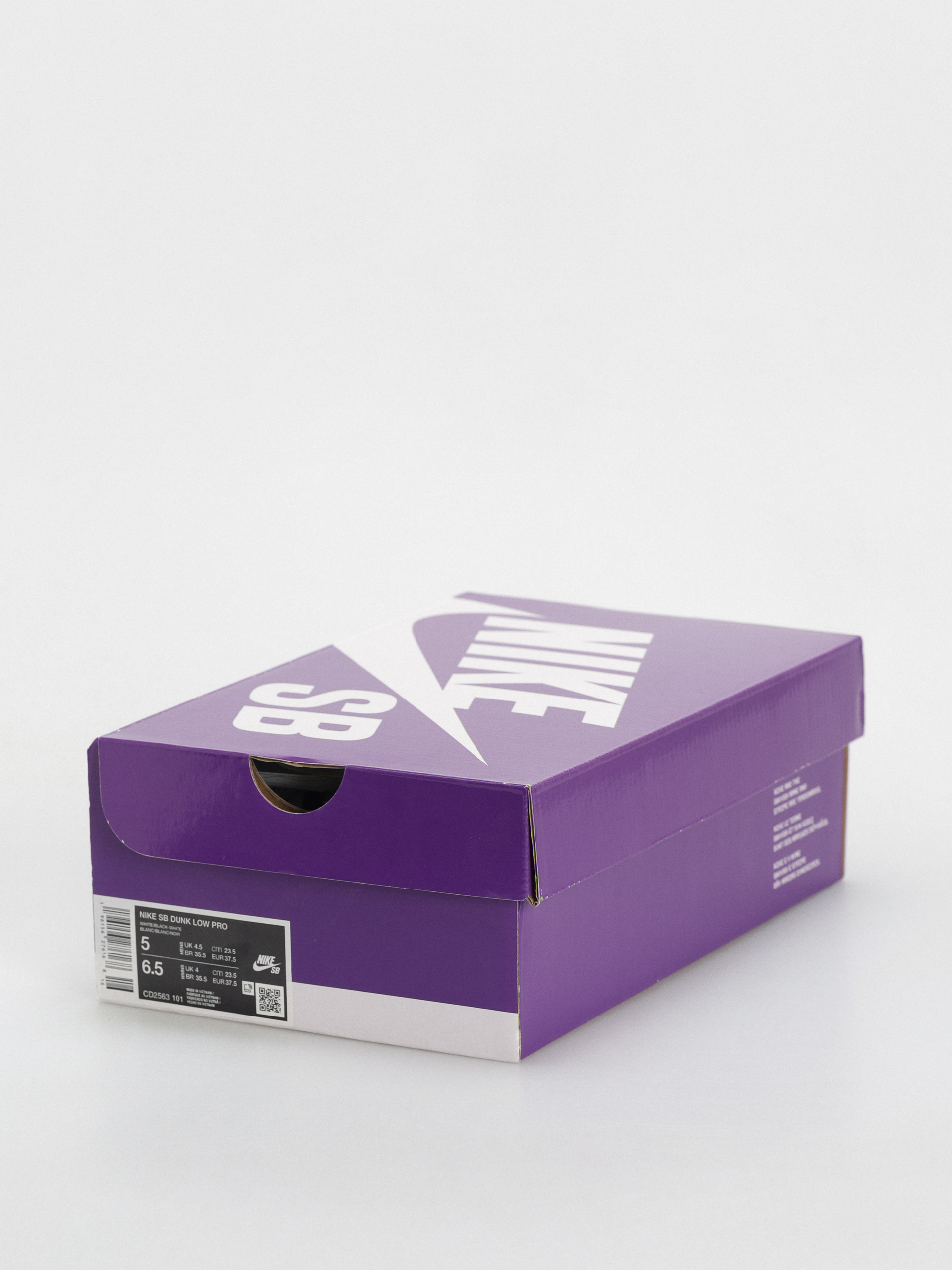 Pantofi Nike SB Dunk Low Pro Aa (white/black white gum light brown)