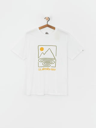 Tricou Quiksilver Qs Outline Mountains (white)