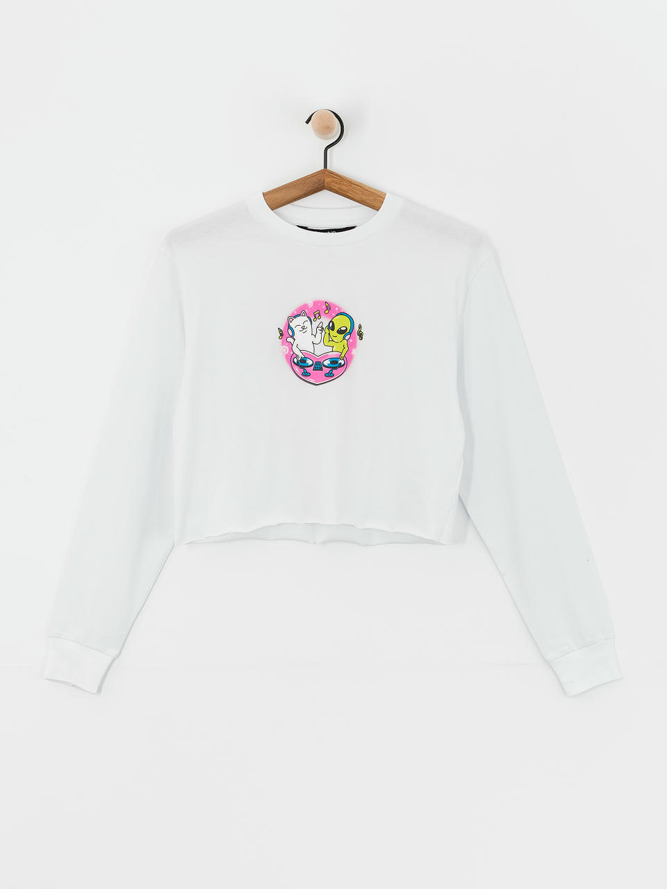 Longsleeve RipNDip Love Is Ripndip Cropped (white)