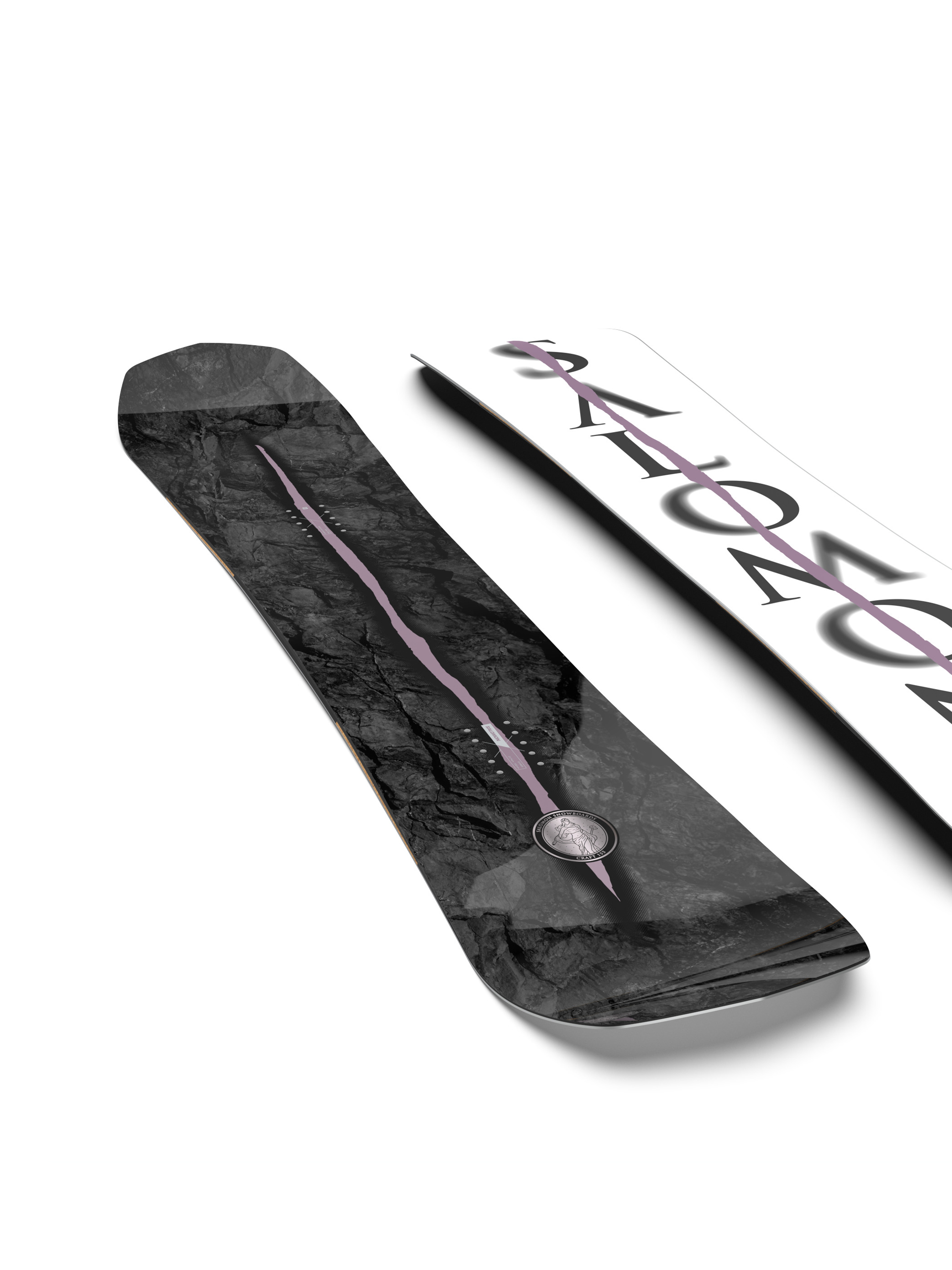 Snowboard Salomon Craft - alb, negru