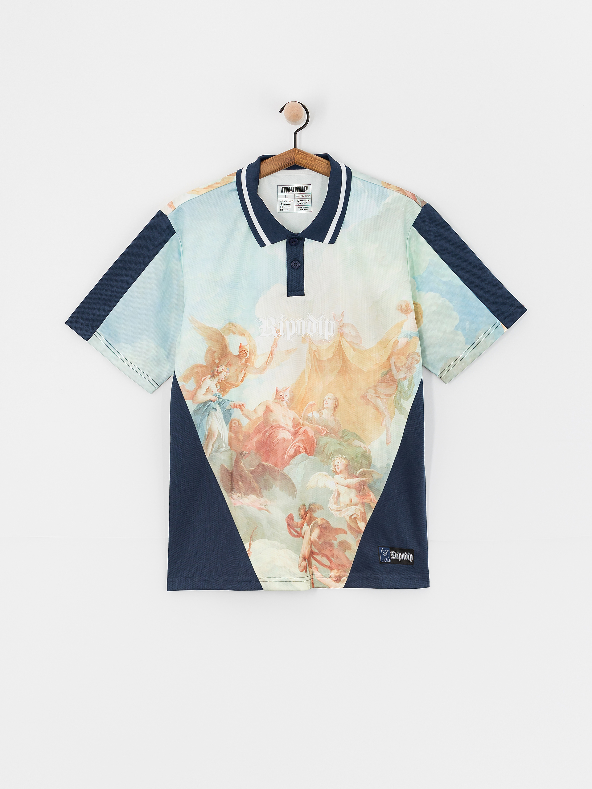Tricou RipNDip Heavens Waiting Soccer Jersey (navy multi)