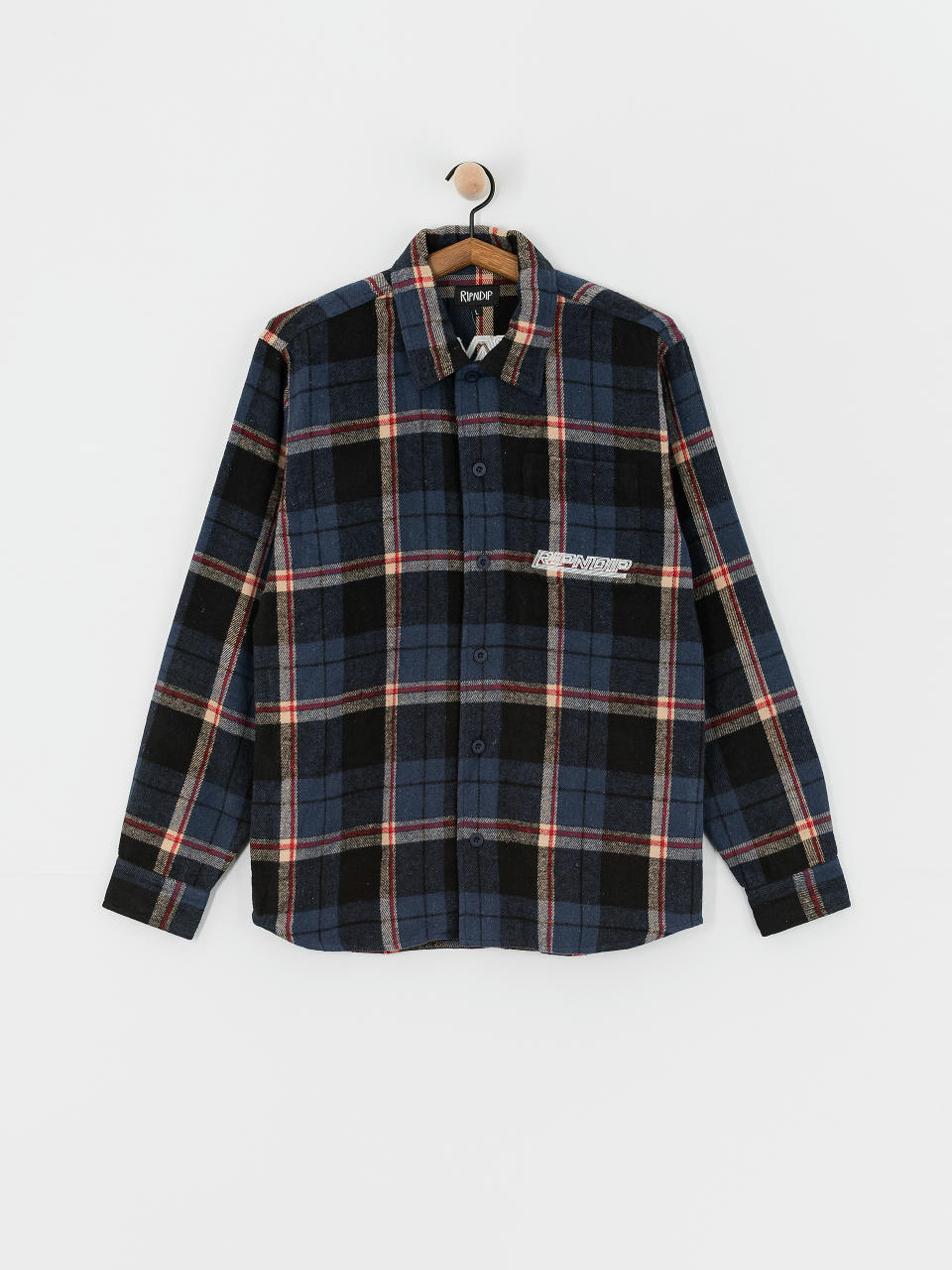 Cămașă RipNDip Robo Button Up Flannel (navy)