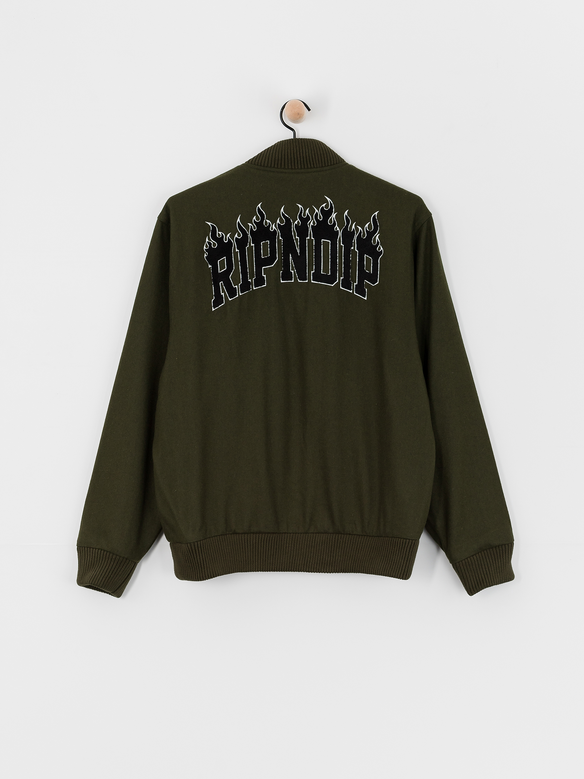 Geacă RipNDip Fire Spirit Varsity (light forest)
