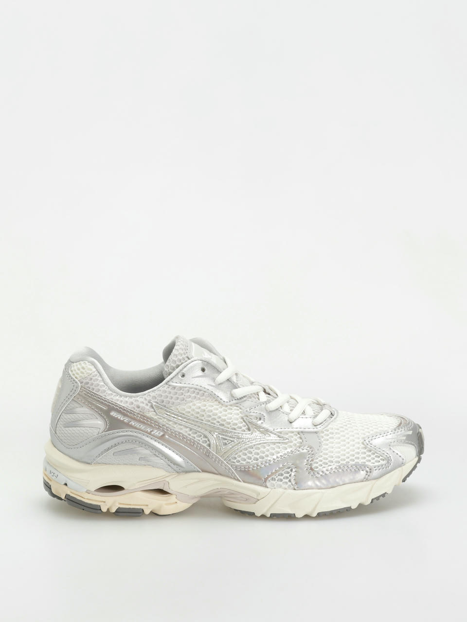 Pantofi Mizuno Wave Rider 10 (white/white sand/nimbus cloud)