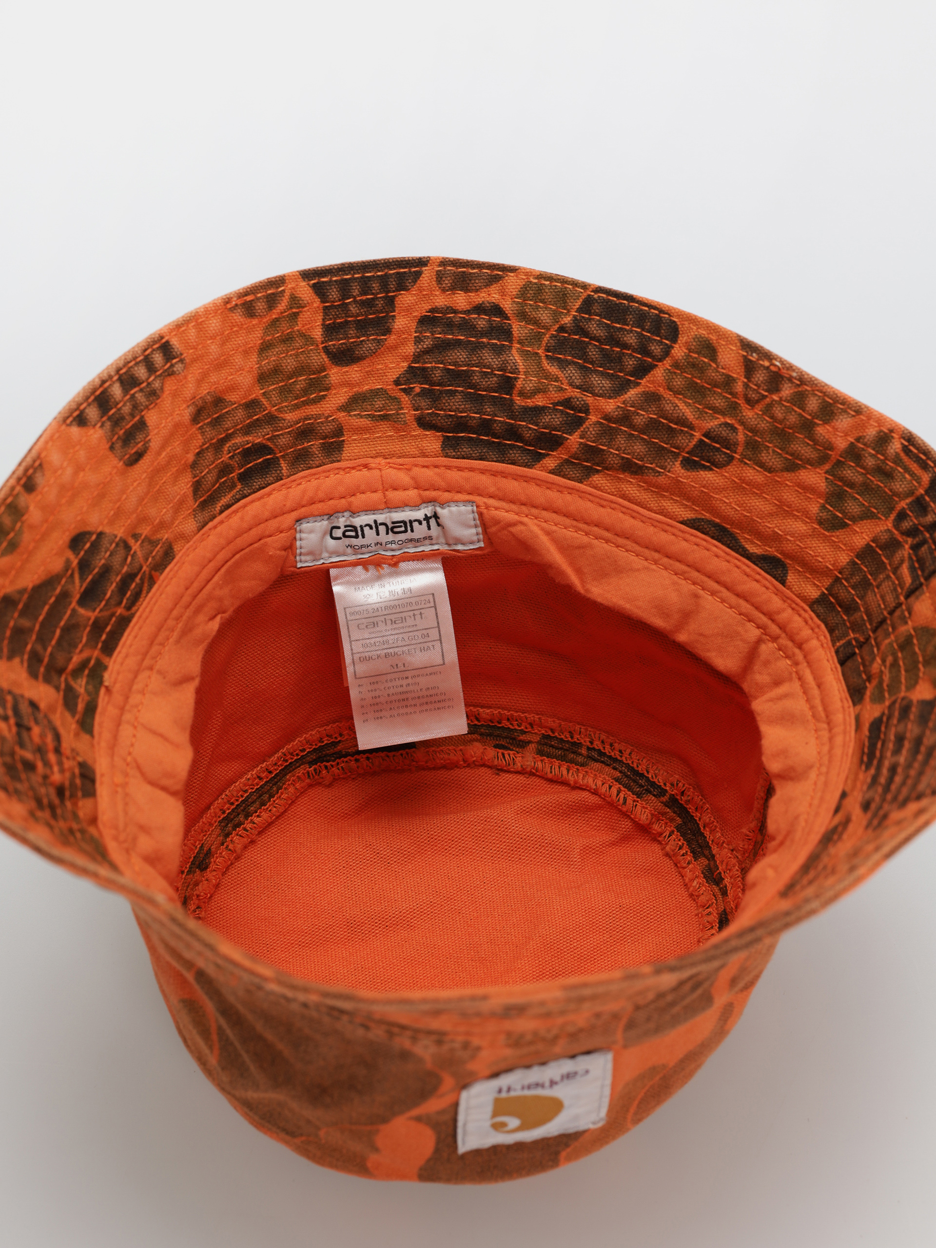 Pălărie Carhartt WIP Duck Bucket (camo duck/green/turmeric)