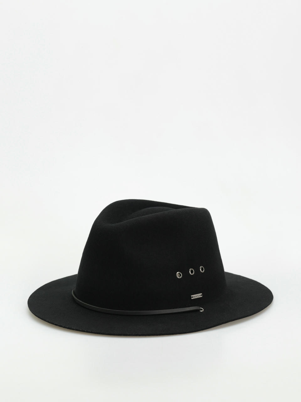 Pălărie Brixton Wesley Wthr Guard Packable Fedora (black)