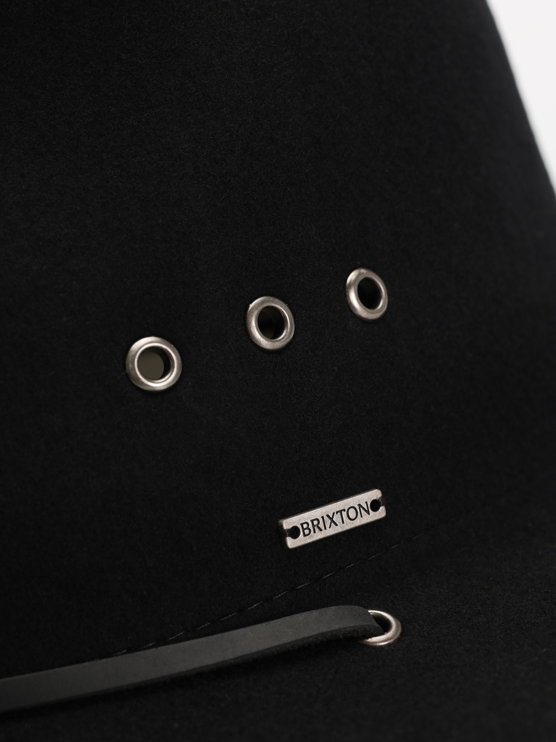 Pălărie Brixton Wesley Wthr Guard Packable Fedora (black)