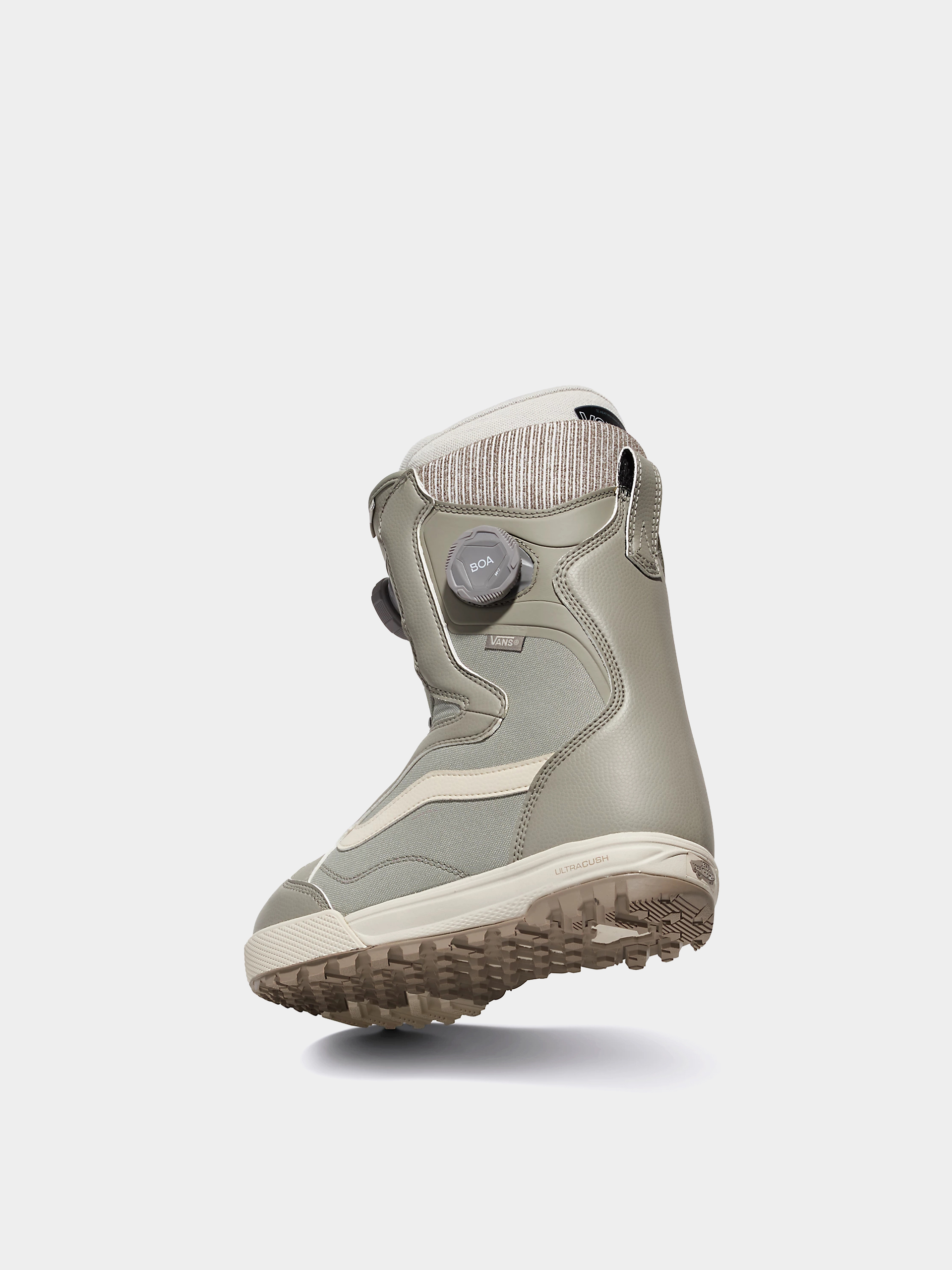 Pentru femei Încălțăminte pentru snowboard Vans Encore Pro (khaki/white)