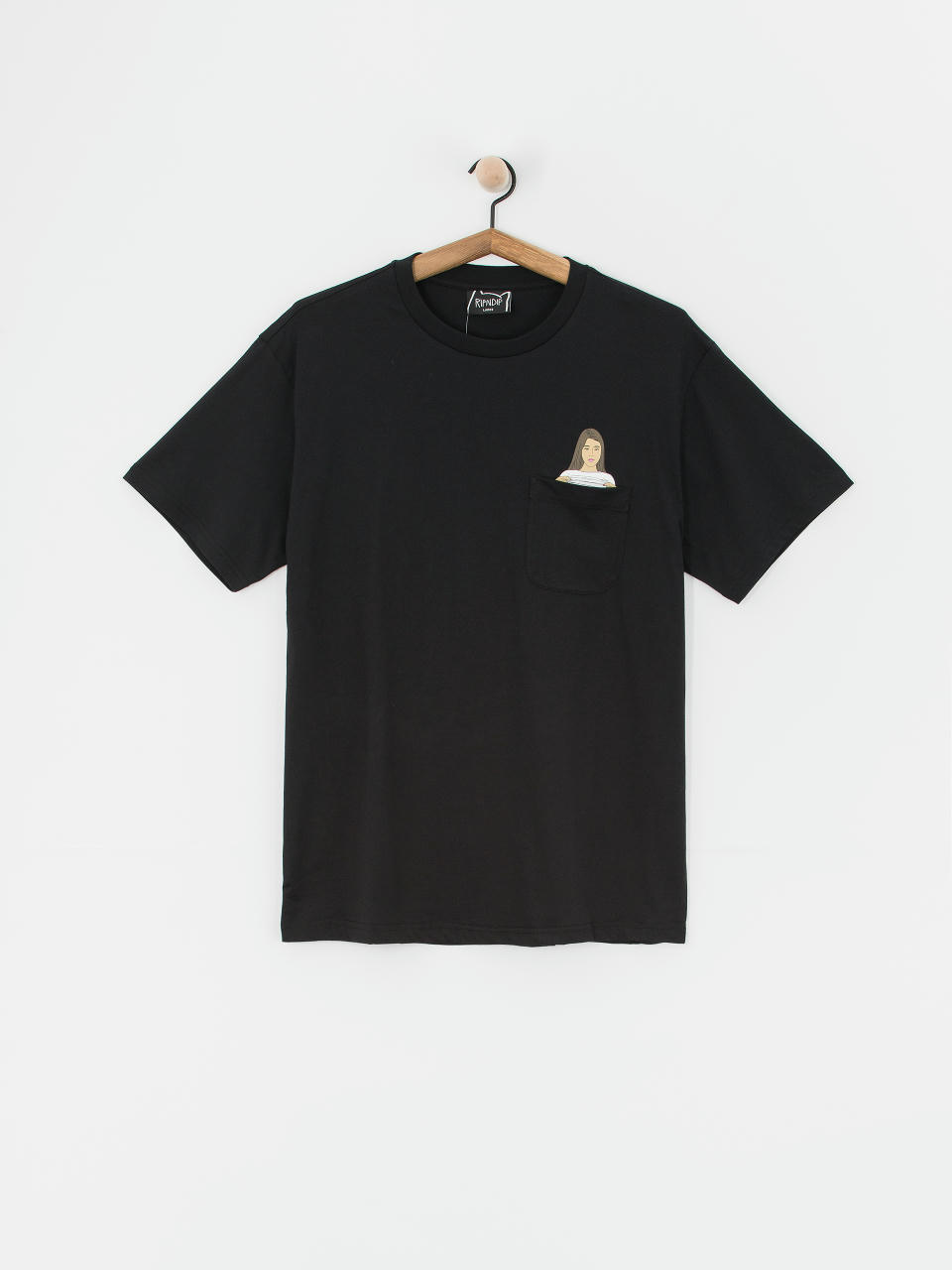 Tricou RipNDip Flashing Kittys Pocket (black)