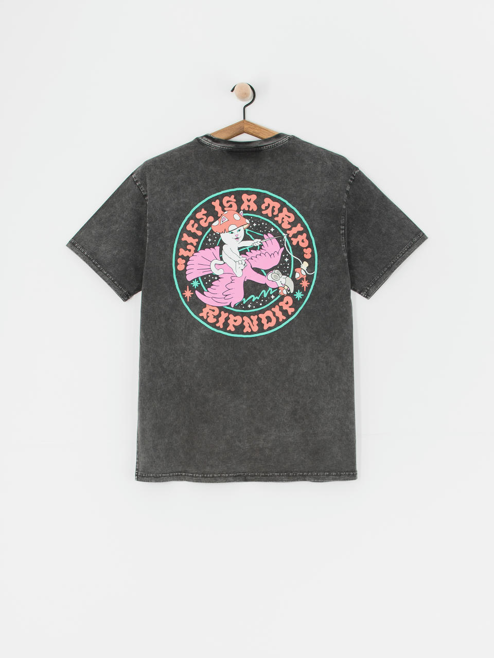 Tricou RipNDip Take A Trip (black wash)