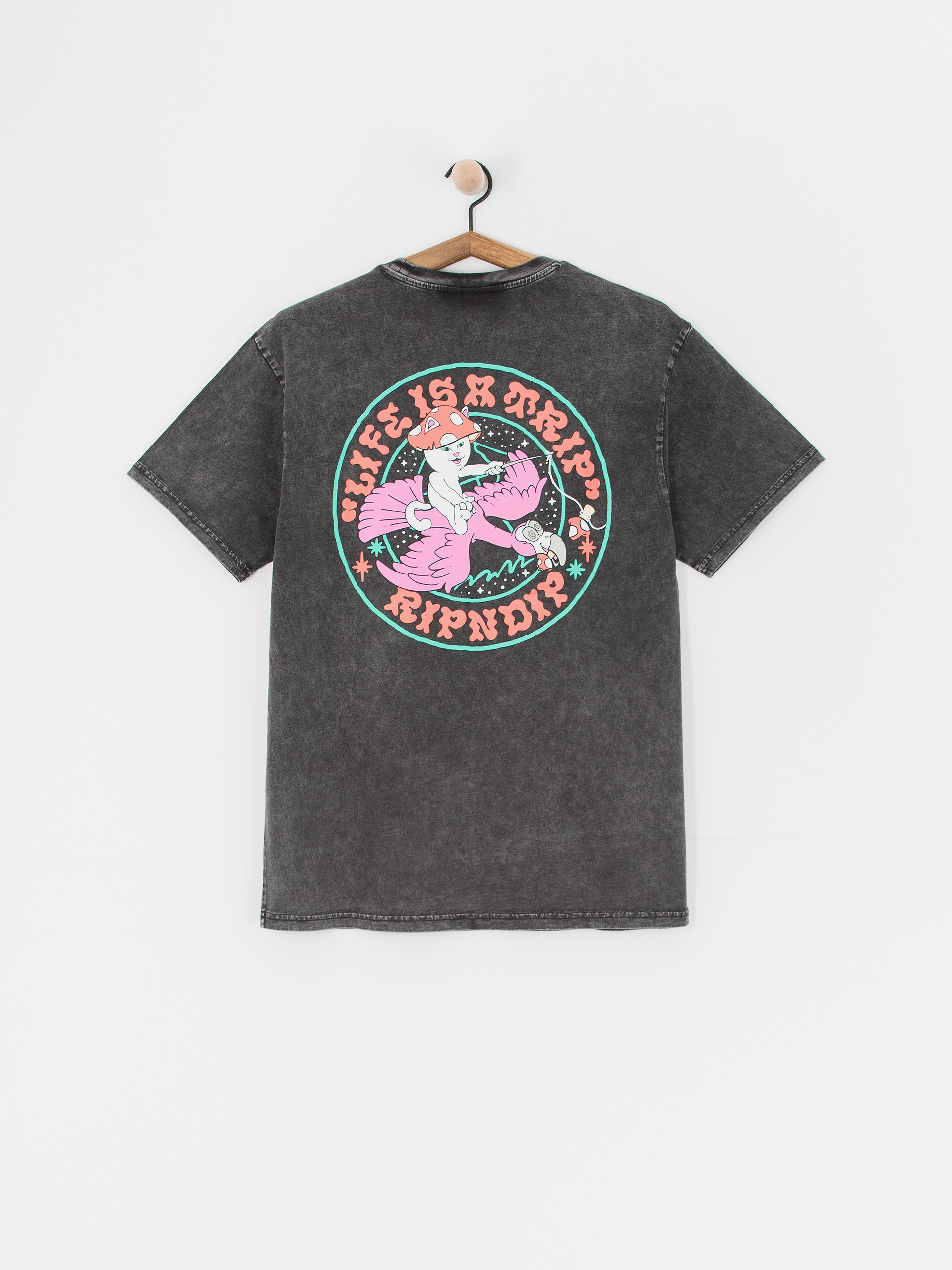 Tricou RipNDip Take A Trip (black wash)