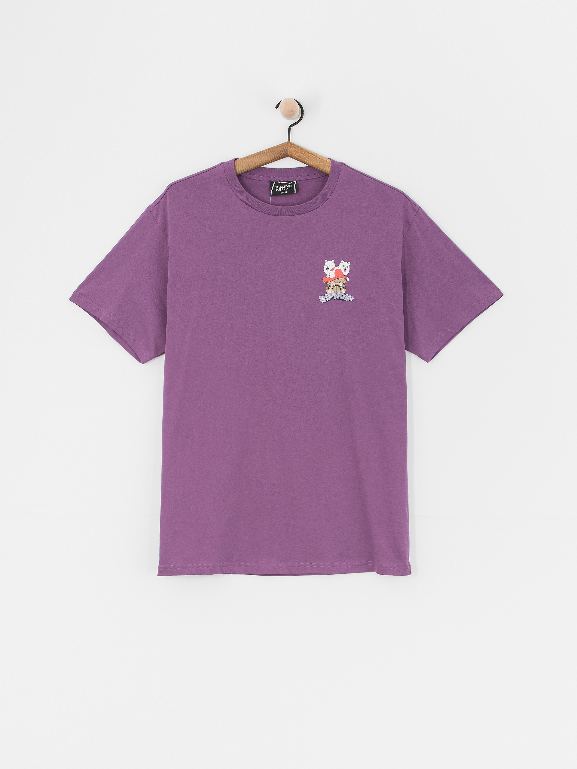 Tricou RipNDip Shroom House (plum)