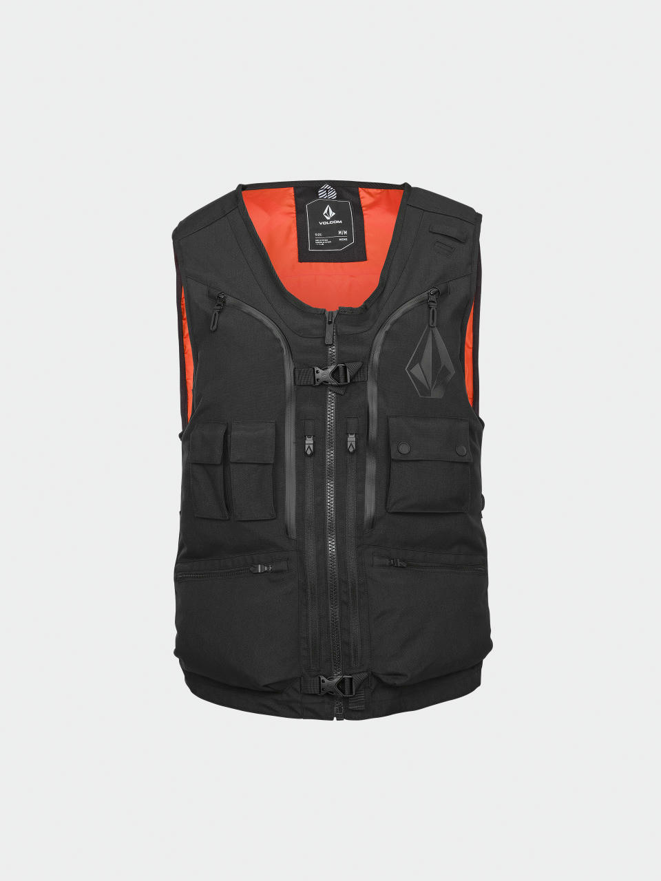 Pentru bărbați Geacă de snowboard Volcom Iguchi Slack Vest (black)