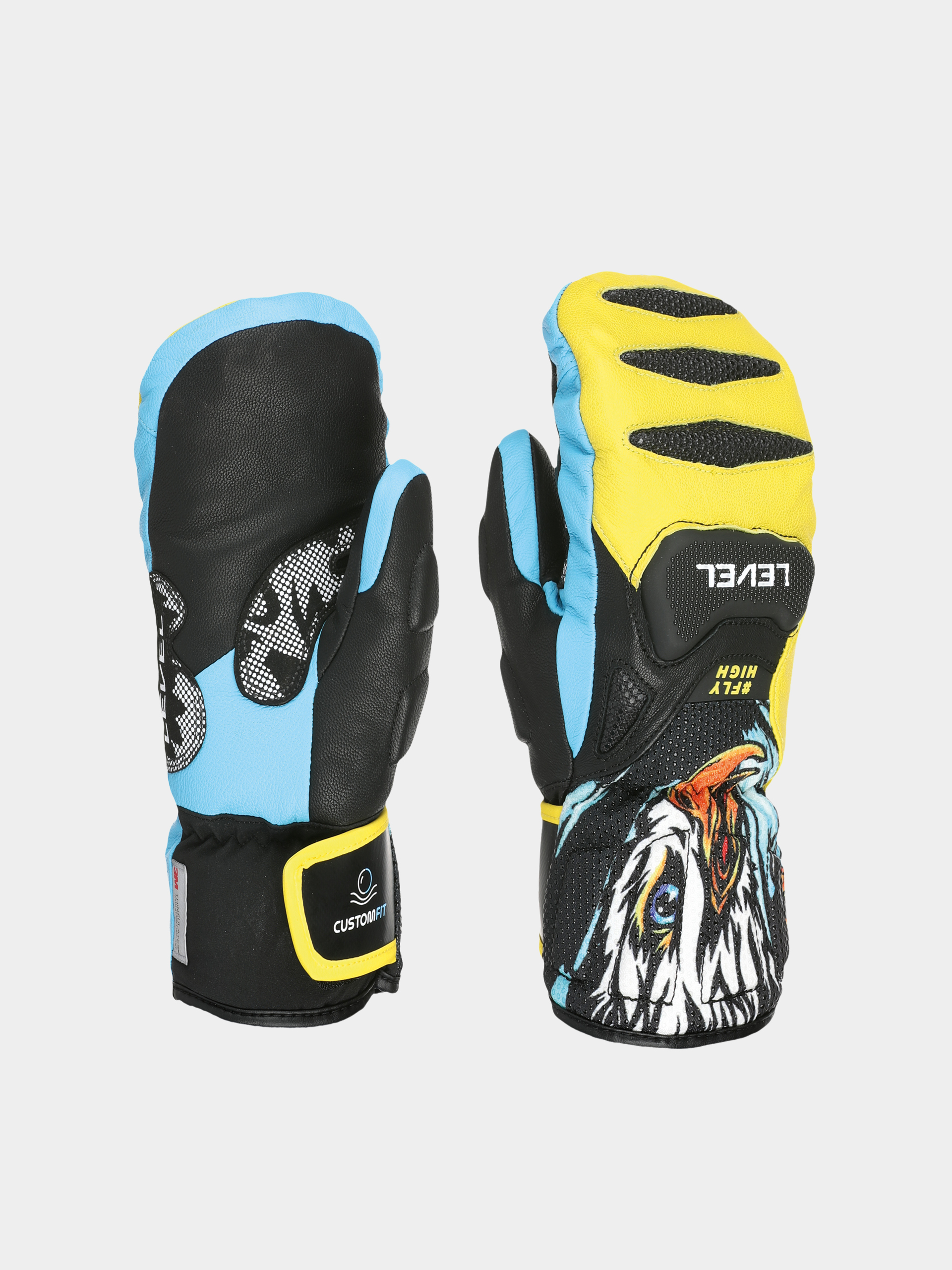 Mu0103nuu0219i Level Sq Jr Cf Mitt JR (yellow blue)