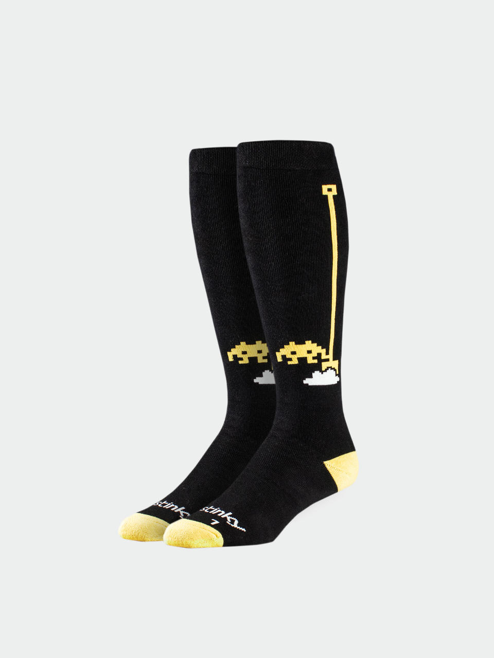 Șosete Stinky Socks Snowboy Bit Bit Shovel (black/yellow)