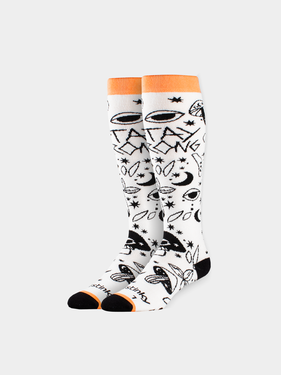 Șosete Stinky Socks Stay Wrong (white/black)