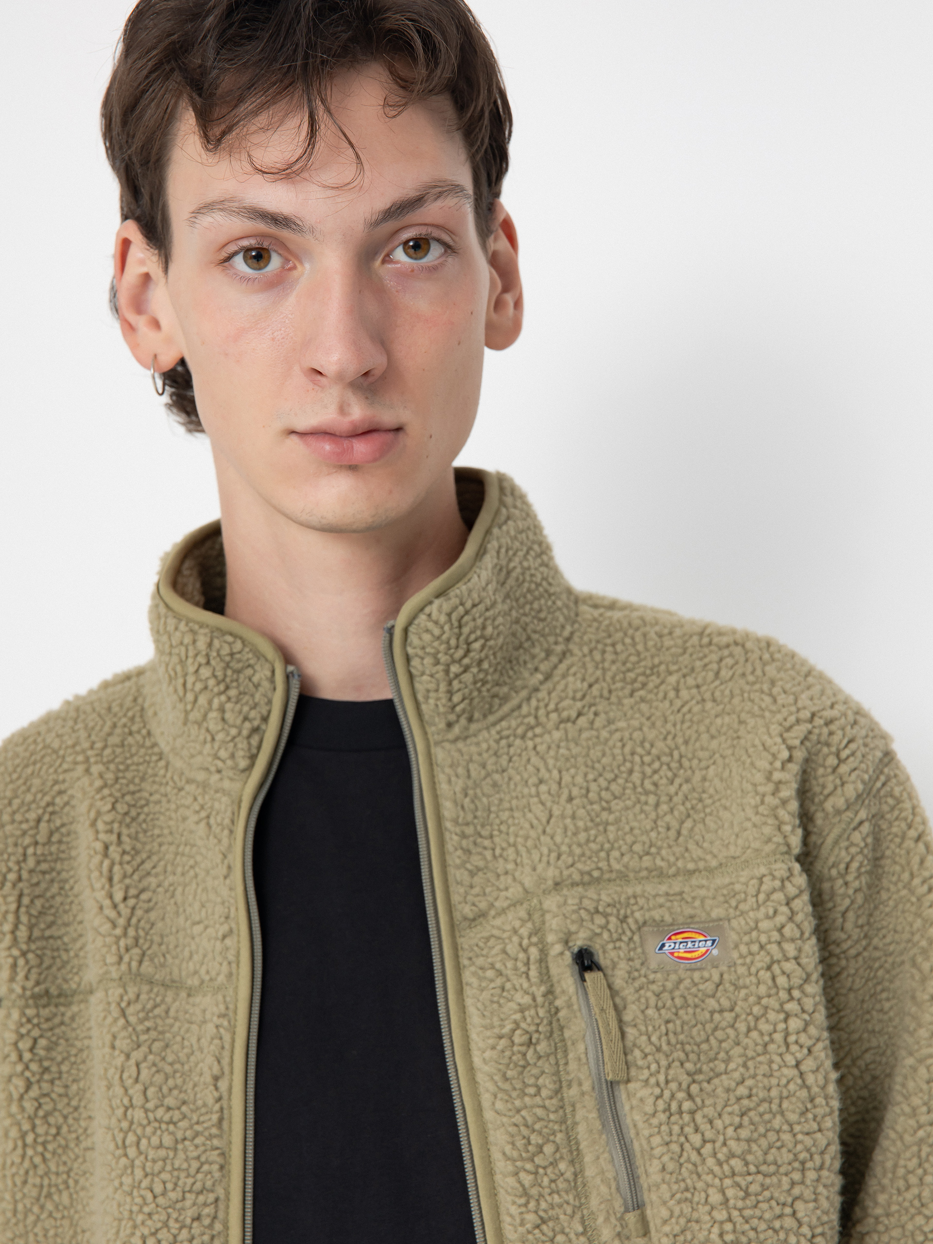 Pentru bărbați Hanorac din fleece Dickies Mount Hope (imperial green)