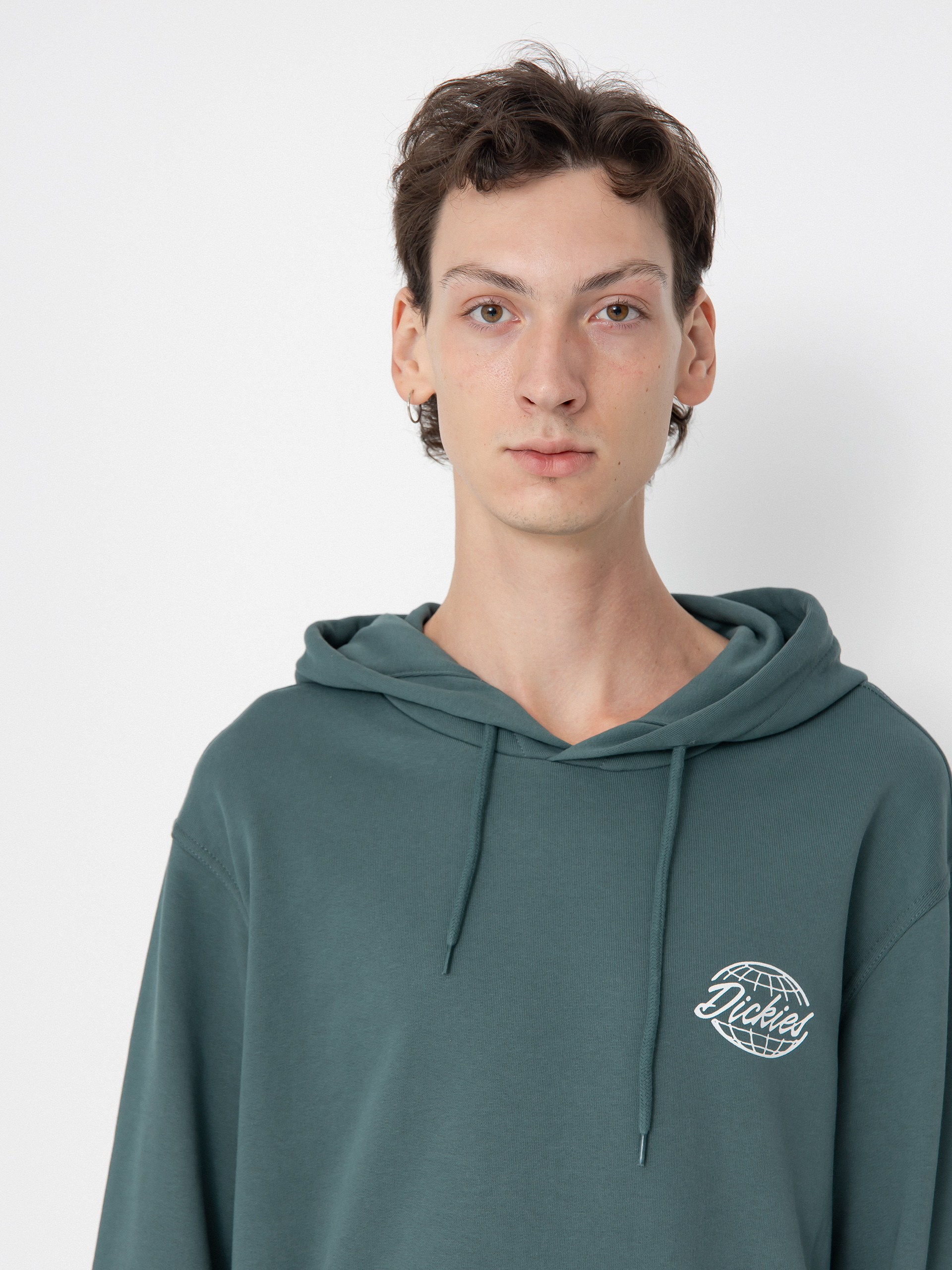 Hanorac cu glugă Dickies Globe HD (lincoln green)