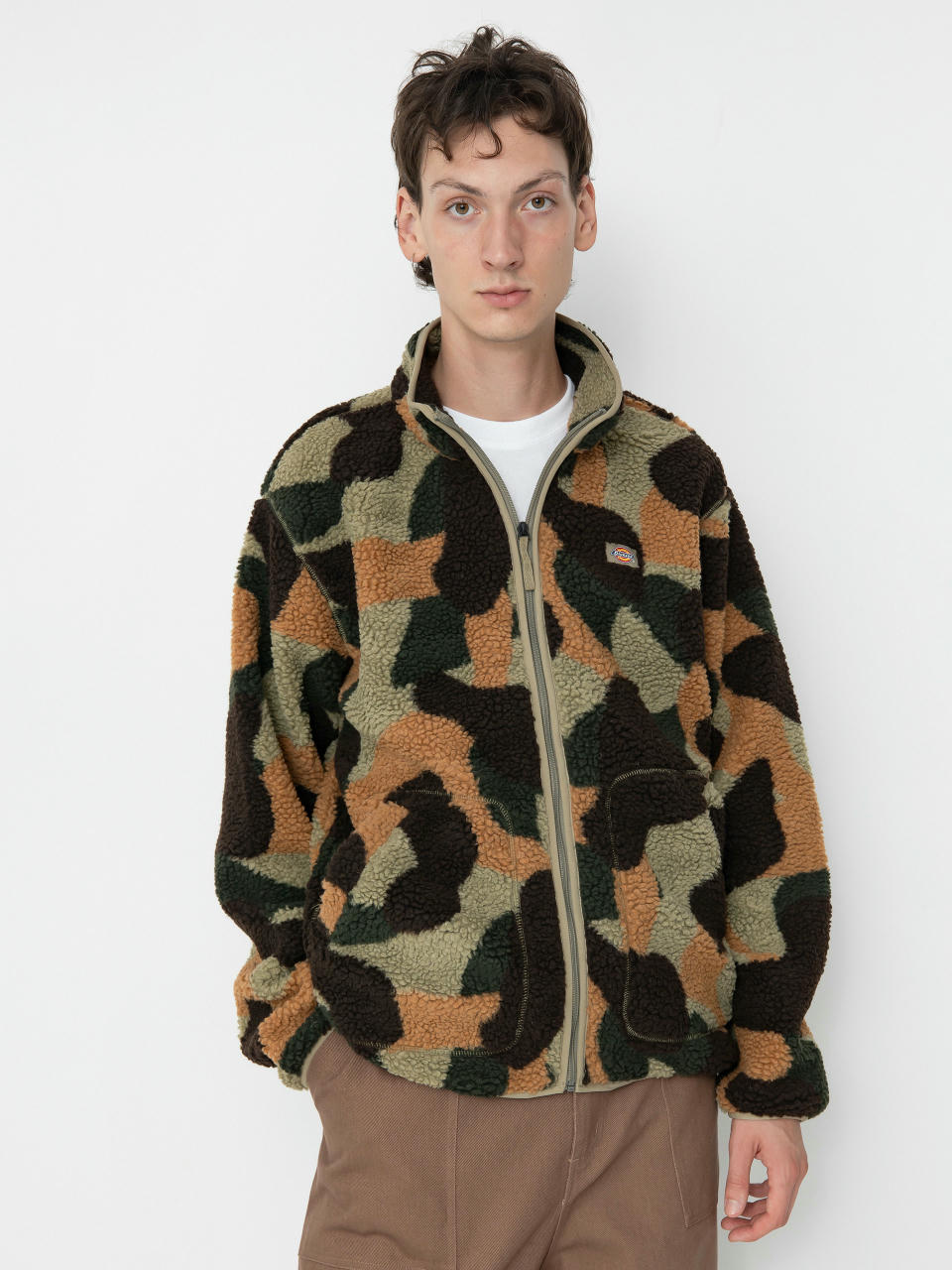 Hanorac din fleece Dickies Mount Hope Camo (imperial green)