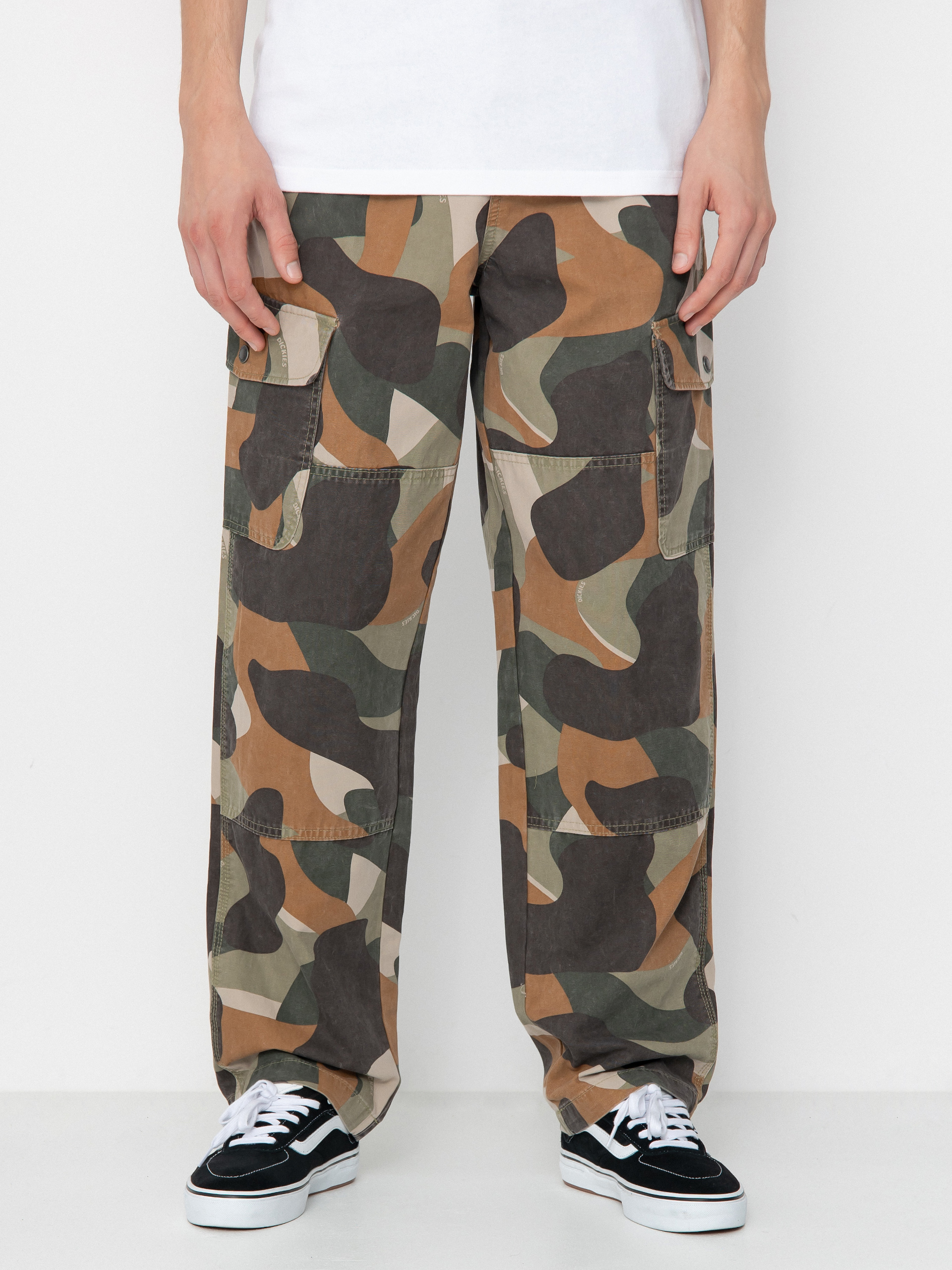 Pantaloni Dickies Duck Canvas Camo Cargo (imperial green)