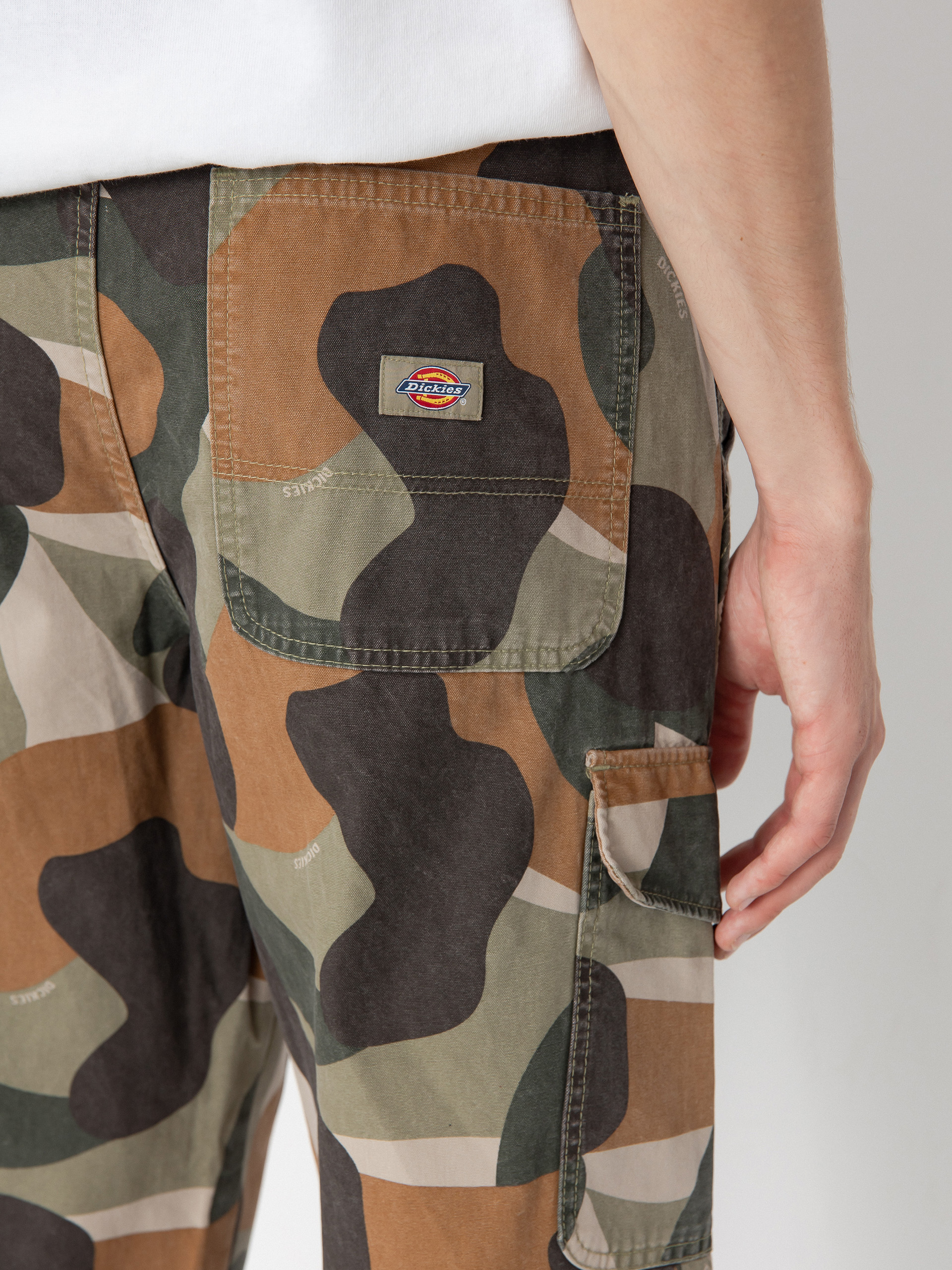 Pantaloni Dickies Duck Canvas Camo Cargo (imperial green)