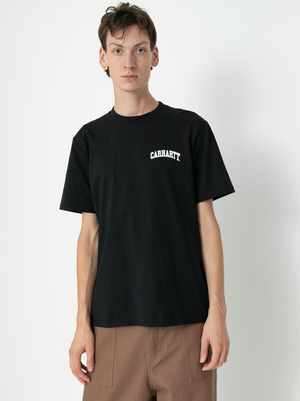 Tricou Carhartt WIP University Script (black/white)