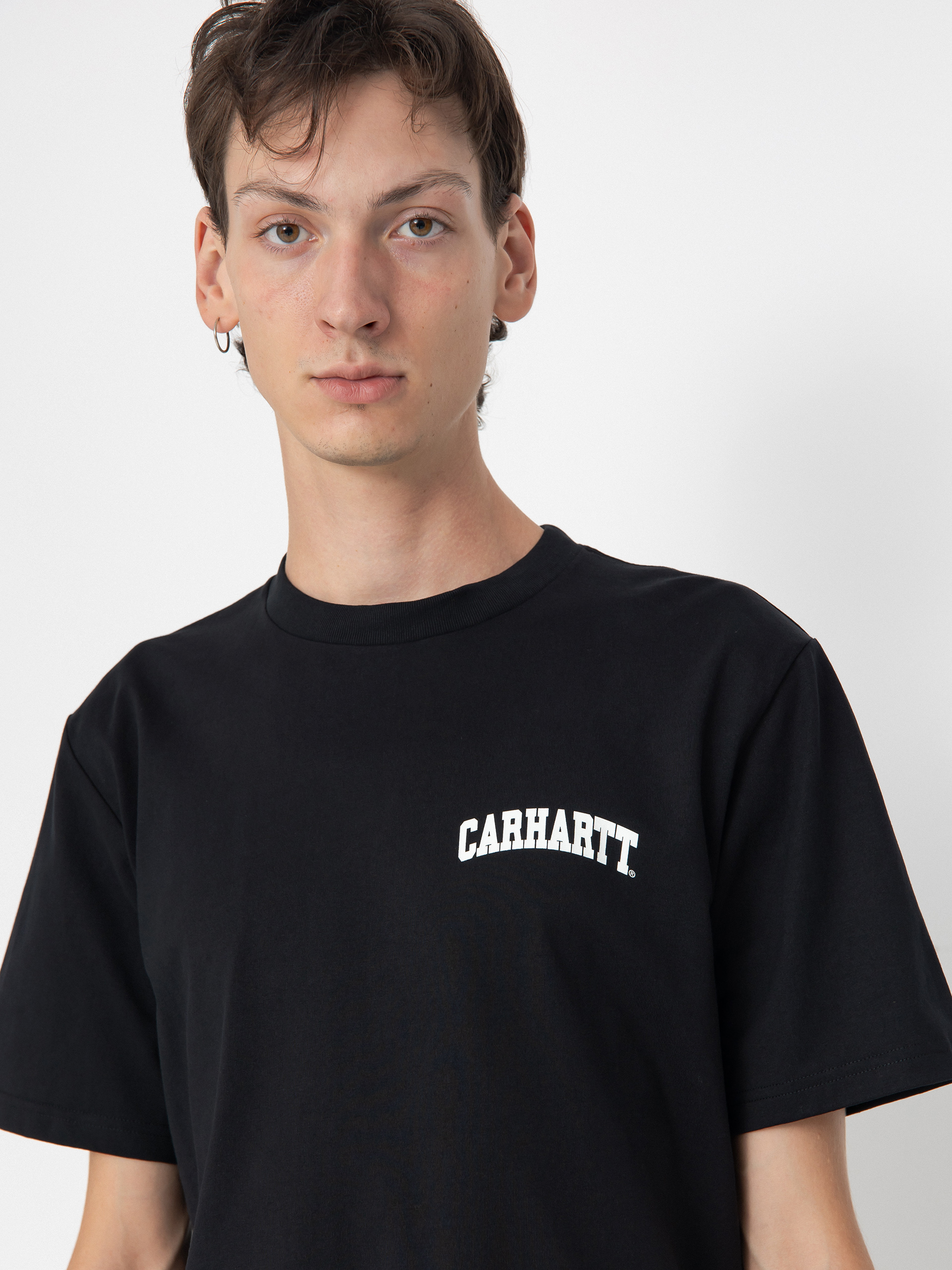 Tricou Carhartt WIP University Script (black/white)