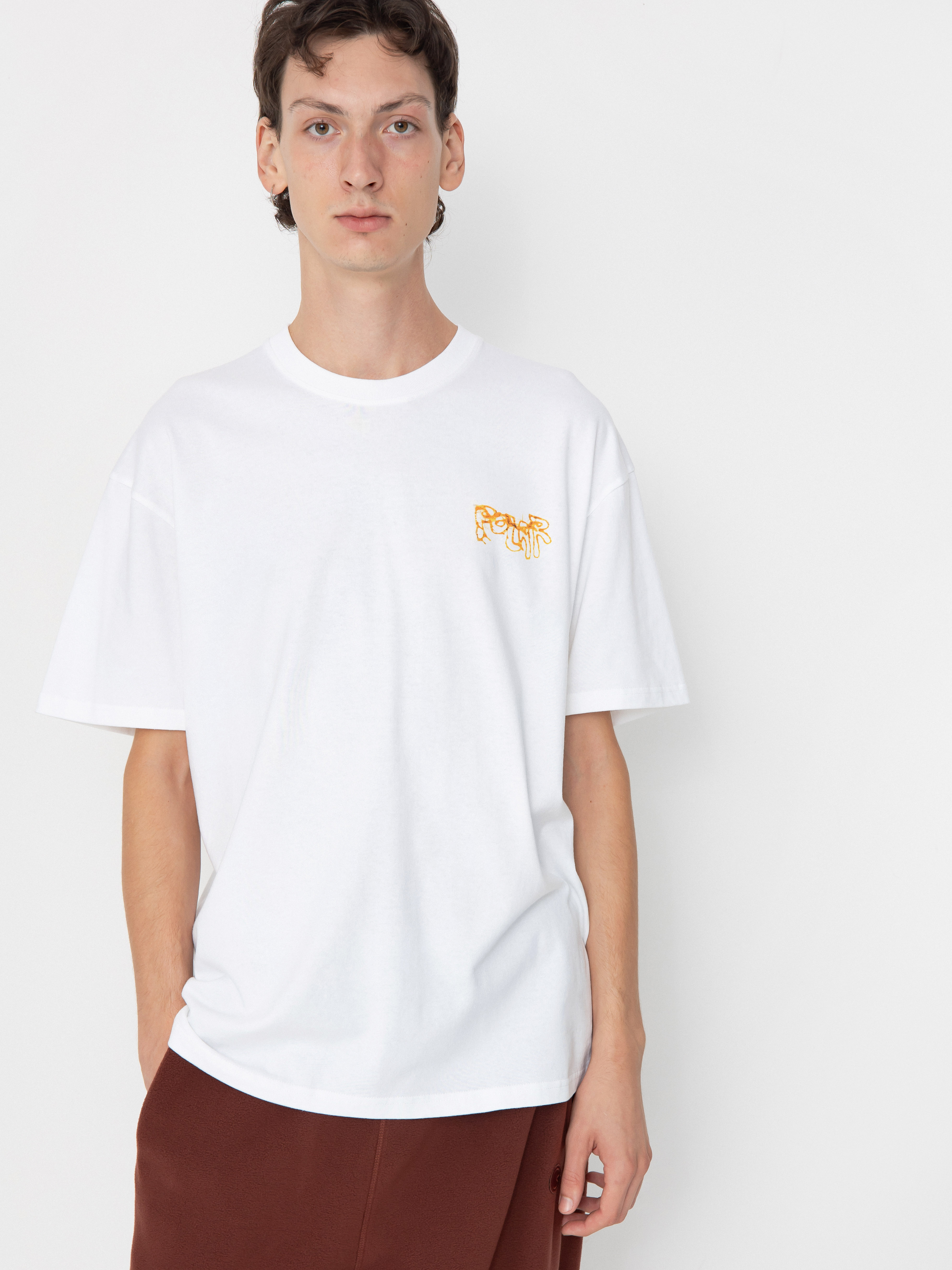 Tricou Polar Skate Green Spider (white)